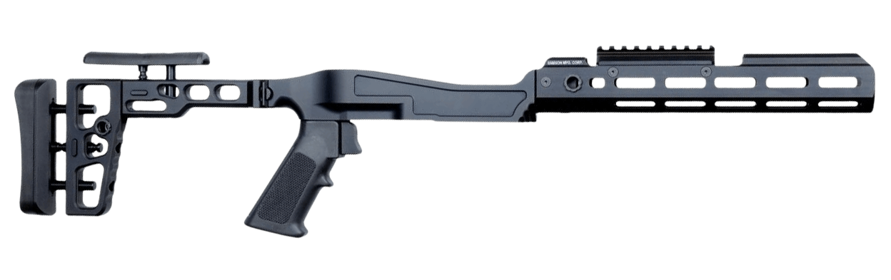 Samson 040617101 SAS/22 Folding Stock Black Anodized Aluminum Fits Ruger 10/22 30" OAL