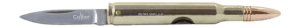 Remington by Camp Co Bullet 1.50" Folding Plain Stainless Steel Blade & Handle