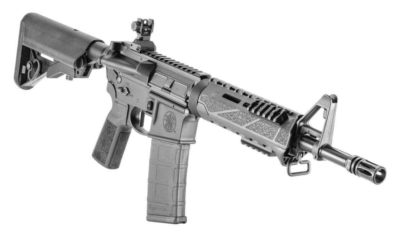 Smith & Wesson 13622 M&P 15 SBR 5.56 NATO 30+1 11.50" Black Armornite Barrel Black Hardcoat Anodize Aluminum Receiver w/Picatinny Rail M-LOK Handguard BCMGunfighter w/M-LOK Forend B5 SOPMOD Black Polymer Stock B5 P Type 23 Grip Ambidextrous - Image 2