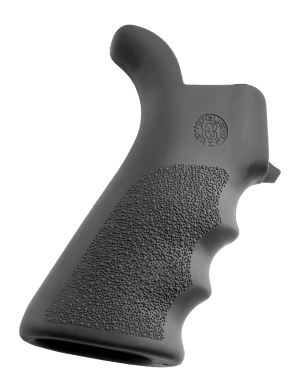 Hogue 15022 Beavertail Finger Groove Slate Gray Overmolded Rubber Fits AR15/M16 Rifles