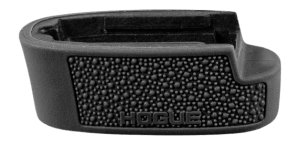 Hogue 17410 Extension Base Pad Cobblestone 45Auto Fits S&W 45 Shield Compatible w/ 7rd Magazine Black Overmolded Rubber