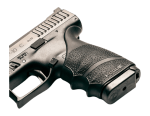 Hogue 17810 HandAll Beavertail Finger Groove Black Rubber Fits CZ P-10