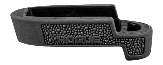 Hogue 18430 Extension Base Pad Cobblestone 40 S&W Fits S&W M&P 40 Shield Compatible w/ 7rd Magazine Black Overmolded Rubber