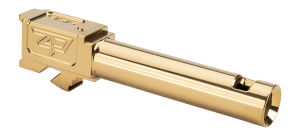 Zaffiri Precision BA-G19G5-CP-GLD Integrated Blowhole System 3.89ā³ Gold TiN/Stainless Steel Fits Glock19 Gen5 Zaffiri Precision BA-G19G5-CP-GLD Integrated Blowhole System 3.89ā³ Gold TiN/Stainless Steel Fits Glock19 Gen5