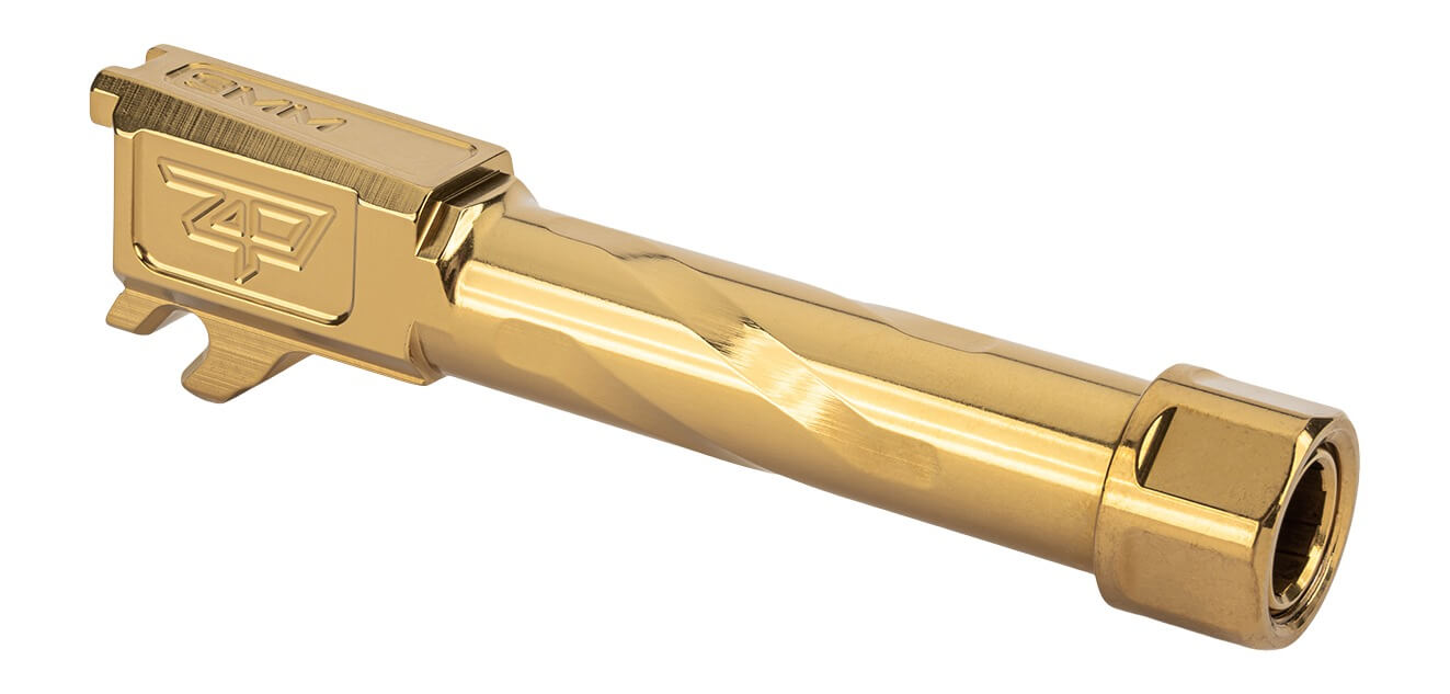 Zaffiri Precision BA-P365-TH-GLD 9mm Luger 3.77″ Gold TiN/Stainless Steel Fits Sig Sauer P365 Zaffiri Precision BA-P365-TH-GLD 9mm Luger 3.77″ Gold TiN/Stainless Steel Fits Sig Sauer P365