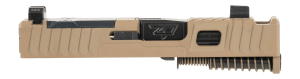 Zaffiri Precision CUG43IBSRMSCFDECPBN Complete Upper Integrated Blowhole System Fits Glock 43X Flat Dark Earth Stainless Steel RMR Cuts Slide