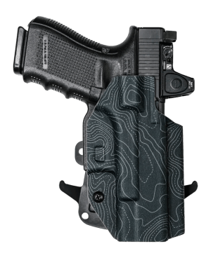 We The People Holsters WTP-R130_1047-R Optic Ready IWB Topographic Gray Kydex Fits Springfield Hellcat Pro Right Hand We The People Holsters WTP-R130_1047-R Optic Ready IWB Topographic Gray Kydex Fits Springfield Hellcat Pro Right Hand