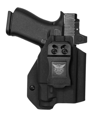 We The People Holsters WTP-R07GS_1000-R Optic Ready IWB Black Kydex Fits Glock 43X Rail w/ Streamlight TLR-7 Sub Light Right Hand We The People Holsters WTP-R07GS_1000-R Optic Ready IWB Black Kydex Fits Glock 43X Rail w/ Streamlight TLR-7 Sub Light Right Hand