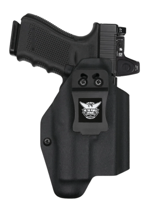 We The People Holsters WTP-R02A_1000-R Optic Ready IWB Black Kydex Fits Glock 19/19x MOS w/ Streamlight TLR-1/1S/HL Light Right Hand We The People Holsters WTP-R02A_1000-R Optic Ready IWB Black Kydex Fits Glock 19/19x MOS w/ Streamlight TLR-1/1S/HL Light Right Hand
