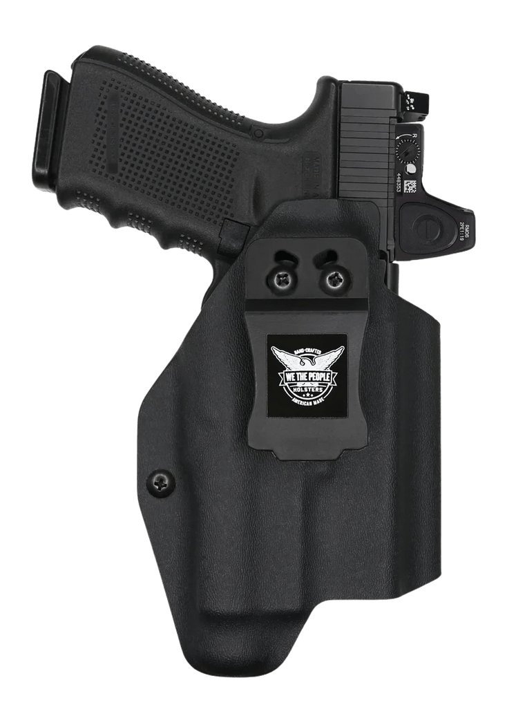 We The People Holsters WTP-R02A_1000-R Optic Ready IWB Black Kydex Fits Glock 19/19x MOS w/ Streamlight TLR-1/1S/HL Light Right Hand We The People Holsters WTP-R02A_1000-R Optic Ready IWB Black Kydex Fits Glock 19/19x MOS w/ Streamlight TLR-1/1S/HL Light Right Hand