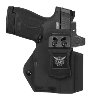 We The People Holsters WTP-R18F_1000-R Optic Ready IWB Black Kydex Fits S&W M&P Shield/M2.0/Plus 9mm/40/30 Supper Carry w/ Streamlight TLR-6 Right Hand We The People Holsters WTP-R18F_1000-R Optic Ready IWB Black Kydex Fits S&W M&P Shield/M2.0/Plus 9mm/40/30 Supper Carry w/ Streamlight TLR-6 Right Hand