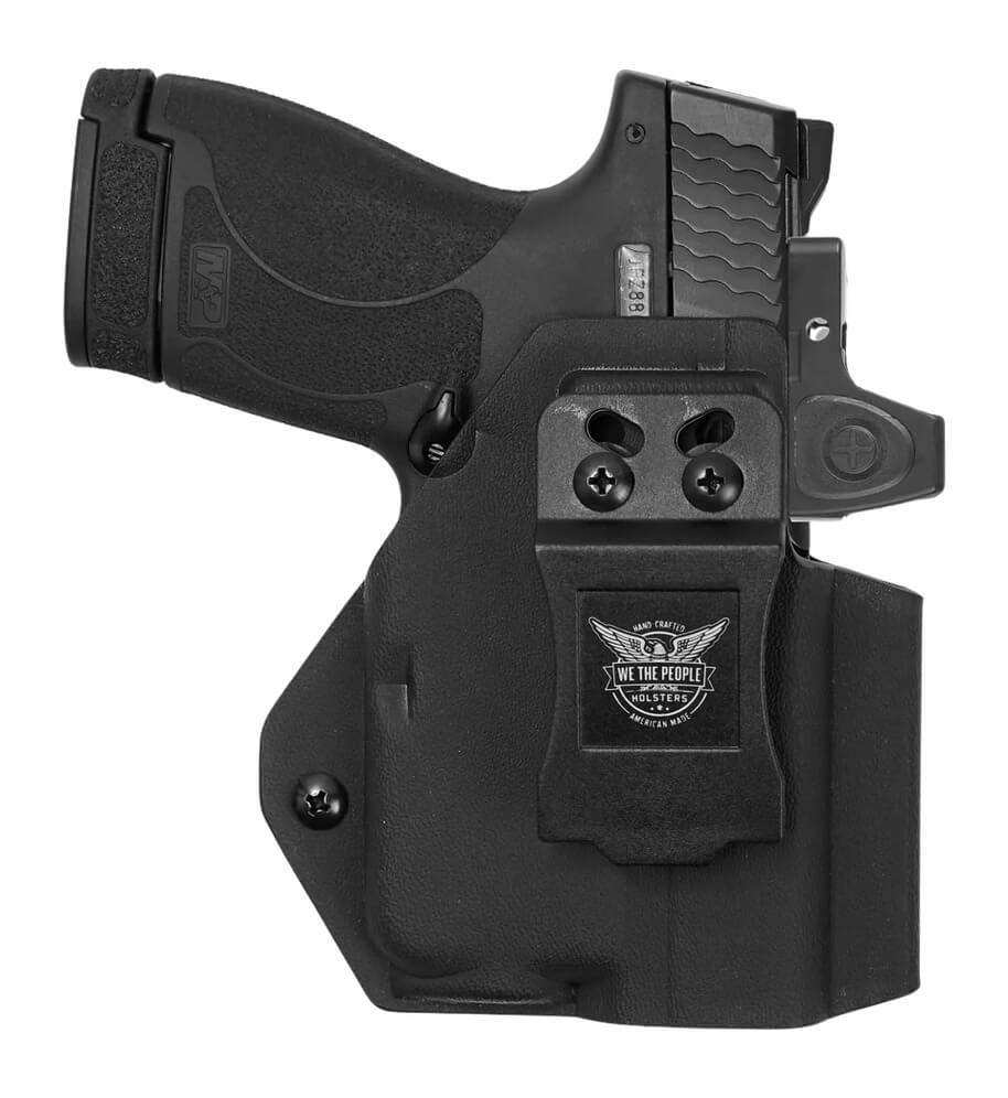 We The People Holsters WTP-R18F_1000-R Optic Ready IWB Black Kydex Fits S&W M&P Shield/M2.0/Plus 9mm/40/30 Supper Carry w/ Streamlight TLR-6 Right Hand We The People Holsters WTP-R18F_1000-R Optic Ready IWB Black Kydex Fits S&W M&P Shield/M2.0/Plus 9mm/40/30 Supper Carry w/ Streamlight TLR-6 Right Hand