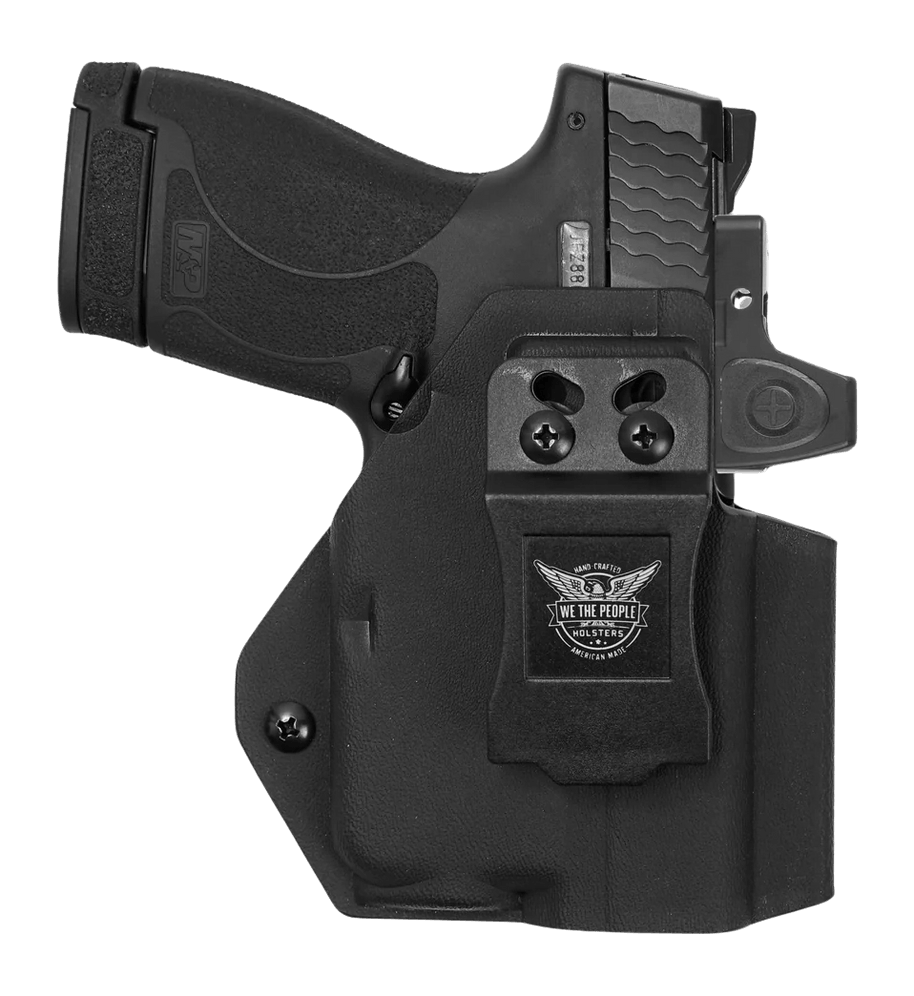 We The People Holsters WTP-R18F_1000-R Optic Ready IWB Black Kydex Fits S&W M&P Shield/M2.0/Plus 9mm/40/30 Supper Carry w/ Streamlight TLR-6 Right Hand We The People Holsters WTP-R18F_1000-R Optic Ready IWB Black Kydex Fits S&W M&P Shield/M2.0/Plus 9mm/40/30 Supper Carry w/ Streamlight TLR-6 Right Hand