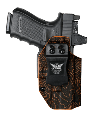 We The People Holsters WTP-R238_1044-R Optic Ready IWB Topographic Orange Kydex Fits Springfield Echelon 4.0C Right Hand We The People Holsters WTP-R238_1044-R Optic Ready IWB Topographic Orange Kydex Fits Springfield Echelon 4.0C Right Hand