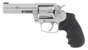 Colt Mfg COBRASB4BB Cobra 38 Special +P 6 Shot 4" Stainless Steel Barrel Cylinder & Frame Black Hogue Overmolded Grip Exposed Hammer