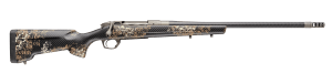 Bergara Rifles BPR38-25CM Premier Cima Pro 25 Creedmoor 5+1 20" Carbon Fiber CURE Threaded Barrel  Titanium Cerakote Stainless Steel Drilled & Tapped Receiver  Fixed Carbon Fiber w/Brown & Tan Sponge Accents Stock  Right Hand