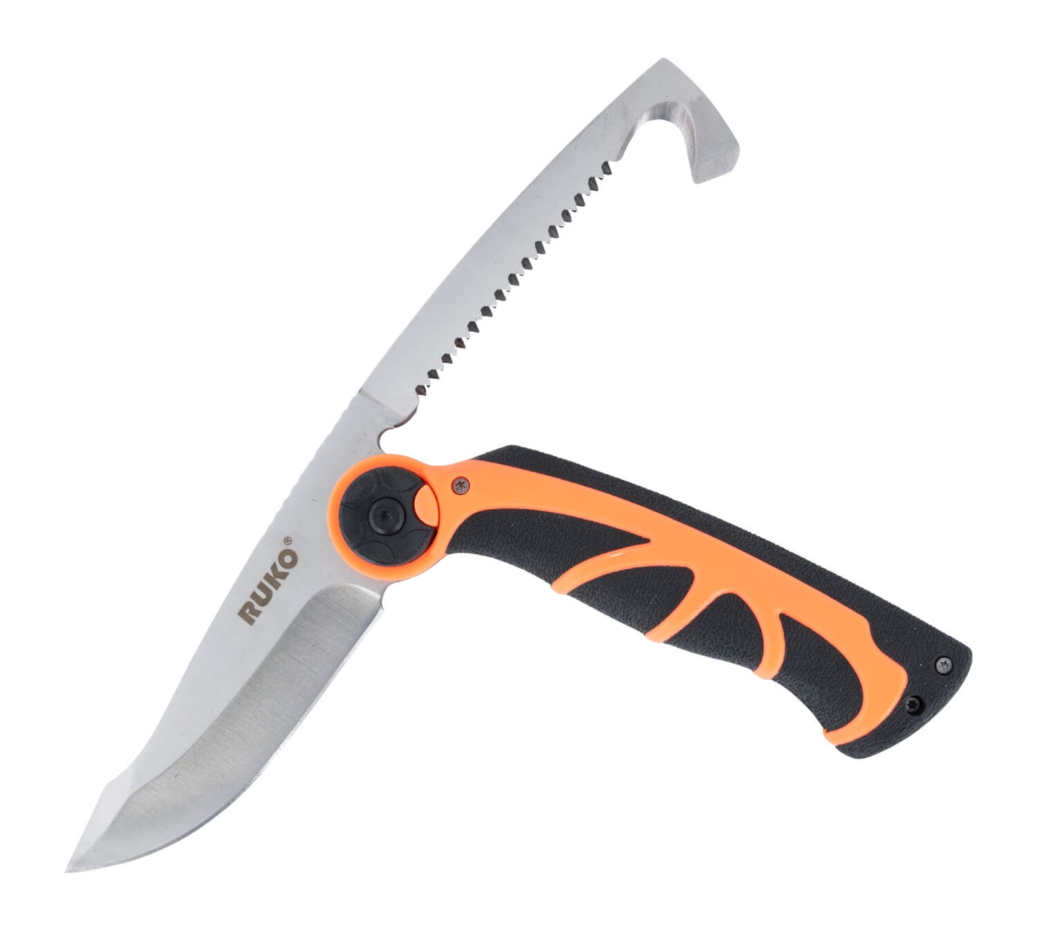 Ruko Knives RUK0134BZ Rescue 1.75″ Fixed Skinner 7Cr17MoV SS Blade Orange GFN Handle Ruko Knives RUK0134BZ Rescue 1.75″ Fixed Skinner 7Cr17MoV SS Blade Orange GFN Handle