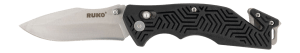 Ruko Knives RUK0188BK Rescue 3.50ā³ Folding 420A Steel Blade GFN/SS Handle Boxed Ruko Knives RUK0188BK Rescue 3.50ā³ Folding 420A Steel Blade GFN/SS Handle Boxed