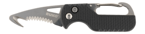 Ruko Knives RUK0194BK Rescue 1.75" Folding 7Cr17MoV SS Blade Black GFN Handle Boxed