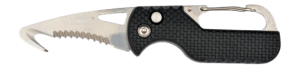 Ruko Knives RUK0194BK-CS Rescue 1.75" Folding 7Cr17MoV SS Blade Black GFN Handle Clamshell Pkg