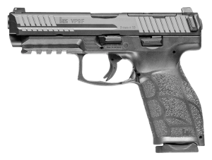 HK 81001497 VP9 A1 w/Optic Full Size Frame 9mm Luger 10+1 4.53" Black Steel Polygonal Rifled Barrel & Optic Ready/Serrated Slide  Black Polymer Frame w/Picatinny Rail  Interchangeable Backstrap Grip  Ambidextrous