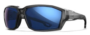 Wiley X ACALP09 Alpine Captivate M/L Blue Mirror Lens Polycarbonate Crystal Grey Frame Wiley X ACALP09 Alpine Captivate M/L Blue Mirror Lens Polycarbonate Crystal Grey Frame