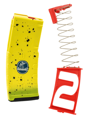 Amend2 556BANANA1030 MOD-2 Banana 10rd 5.56 NATO Fits AR-15 Yellow/Green Polymer