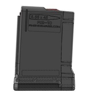 Amend2 556MODABLK10 MOD-3 10rd 5.56 NATO Compatible w/ AR15/M4/M16 Black Polymer