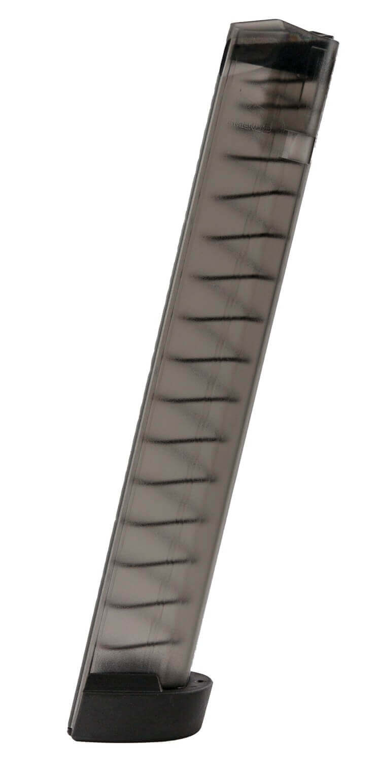 Amend2 GLKMODCSMK34 MOD-C 34rd 9mm Fits Glock 17/19/19x Translucent Smoke Nylon - Image 2