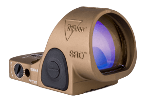 Trijicon 2500035 Anodized Coyote Brown 1x 2.5 MOA Illuminated LED Green Dot Reticle