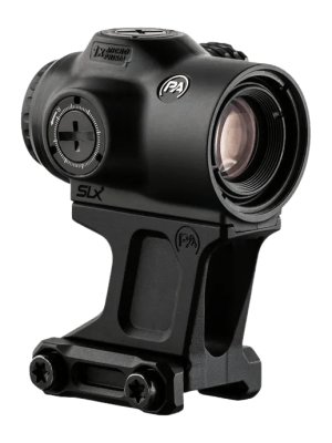 Primary Arms Optics 710081 SLx Black Hardcoat Anodized 1x 17mm Partial Illuminated Red T-Dot Reticle Primary Arms Optics 710081 SLx Black Hardcoat Anodized 1x 17mm Partial Illuminated Red T-Dot Reticle