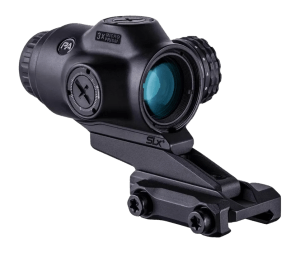 Primary Arms Optics 710036 SLx Black Hardcoat Anodized 3x 17mm Illuminated Red ACSS Raptor 5.56 Yards Reticle Primary Arms Optics 710036 SLx Black Hardcoat Anodized 3x 17mm Illuminated Red ACSS Raptor 5.56 Yards Reticle