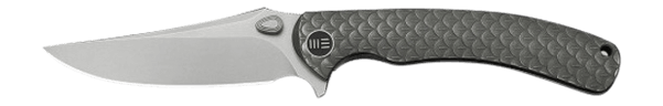 Civivi Knives WE25061B-1 3.58" Folding Plain Stonewashed M390 Steel Blade Gray Handle