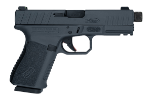 TriStar 85782 Apoc Pro 9mm Luger 15+1 4.50" Black Threaded Barrel Sniper Gray Cerakote Steel Optic Ready/Serrated Slide Sniper Gray Polymer Frame w/Picatinny Rail Interchangeable Backstrap Grip Right Hand
