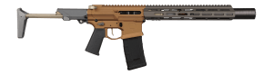 Q LLC HB300BLK7INHBSILFDEANO Honey Badger SD Sports South Exclusive 300 Blackout 7" Tan Anodized Picatinny Rail Receiver  M-LOK Handguard  2 Position PDW  Black Polymer Grip