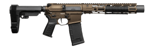 CMMG 30A0ED0-MB Zeroed Banshee Mk4 300 Blackout 30+1 6.50" Black Nitride Threaded Barrel  Midnight Bronze Cerakote Aluminum Receiver w/Picatinny Rail  M-LOK Handguard  Black Polymer CMMG RipBrace  CMMG Zeroed Grip  Ambidextrous