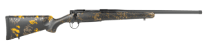 Christensen Arms 8010135300 Mesa FFT Buckmasters Full Size 308 Win 20" Black Cerakote Match Grade Threaded Barrel  Black Cerakote Stainless Steel Drilled & Tapped Receiver  Black w/Orange Sporter FFT Carbon Fiber Stock  Right Hand