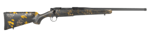 Christensen Arms 8010136000 Mesa FFT Buckmasters Full Size 7mm-08 Rem 20" Black Cerakote Match Grade Threaded Barrel  Black Cerakote Stainless Steel Drilled & Tapped Receiver  Black w/Orange Sporter FFT Carbon Fiber Stock  Right Hand