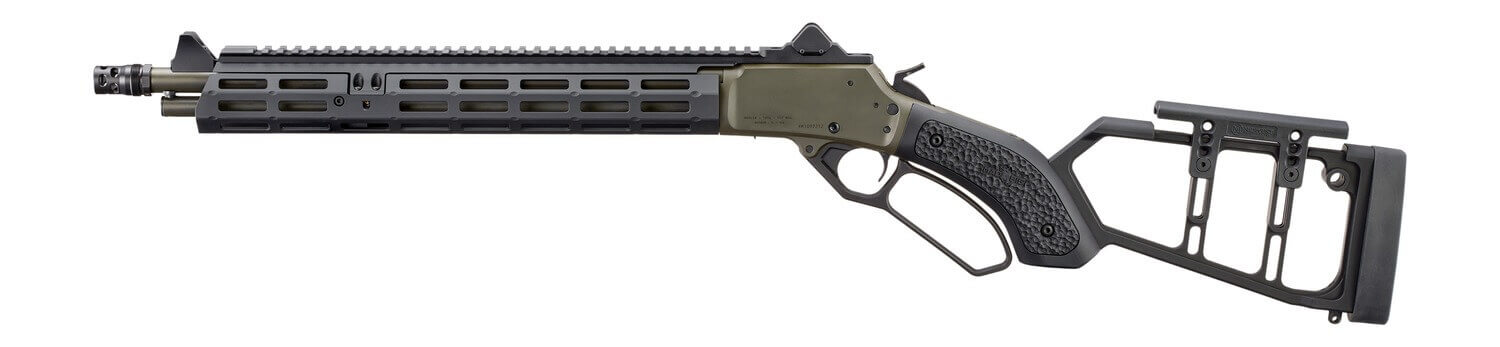 Marlin 70924 1894 Mad Pig Customs 38 Special 357 Mag 8+1 16.10" Magpul OD Green Cerakote Threaded Barrel Receiver w/Picatinny Rail Black Midwest Industries w/Mad Pig Custom Grip Panels & M-LOK Slots Aluminum Stock - Image 3