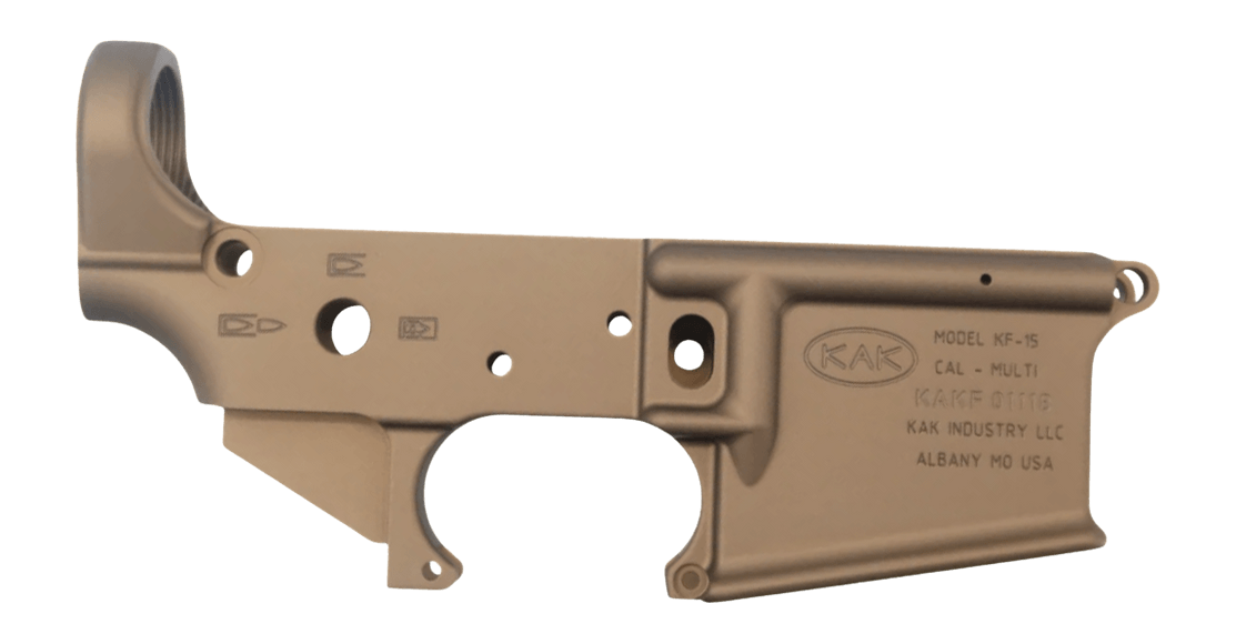 KAK MO-801-0604-001F KF-15 FORGED AR15 LOWER FDE KAK MO-801-0604-001F KF-15 FORGED AR15 LOWER FDE