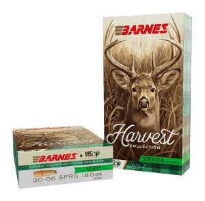 Barnes Bullets 32558 Pro-Hunter Harvest 30-06Springfield Round Nose 20 Per Box/10 Case
