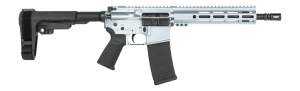 Shark Coast Tactical SCC07114AGC-P Arctic Gun Candy 5.56 NATO 30+1 10.50" Black Nitride Threaded Barrel Aluminum Receiver w/Picatinny Rail M-LOK Handguard SB Tactical SBA3 Brace Polymer Grip