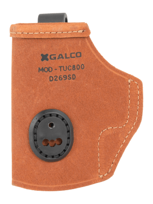 Galco  Tuck-N-Go Strongside/Crossdraw IWB Natural Steerhide Fits Glock 43 Belt Holster Mount Ambidextrous