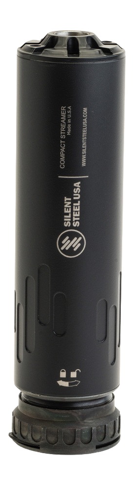 Silent Steel CSTR-762-BLK-HUB-1_3/8 Compact Streamer 7.62x51mm Armor Black 1.375×24 Silent Steel CSTR-762-BLK-HUB-1_3/8 Compact Streamer 7.62x51mm Armor Black 1.375×24