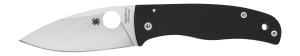 Spyderco C263GP Bodacious  3.63" Folding Plain Stonewashed CPM S30V SS Blade  Black G10 Handle