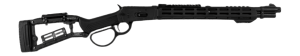 Derya Firearms RAN.18.44 RAN  44 Mag 8+1 18" Black Melonite Threaded Barrel  Black Melonite Steel Receiver w/Picatinny Rail  M-LOK/Picatinny Rail Forend  Black Ironwolf Aluminum Stock