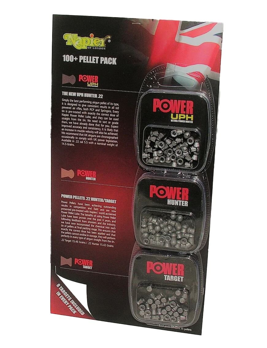 NAP 6059 .22 PELLET PACK UPH/HUNTER/TARGET 100 NAP 6059 .22 PELLET PACK UPH/HUNTER/TARGET 100