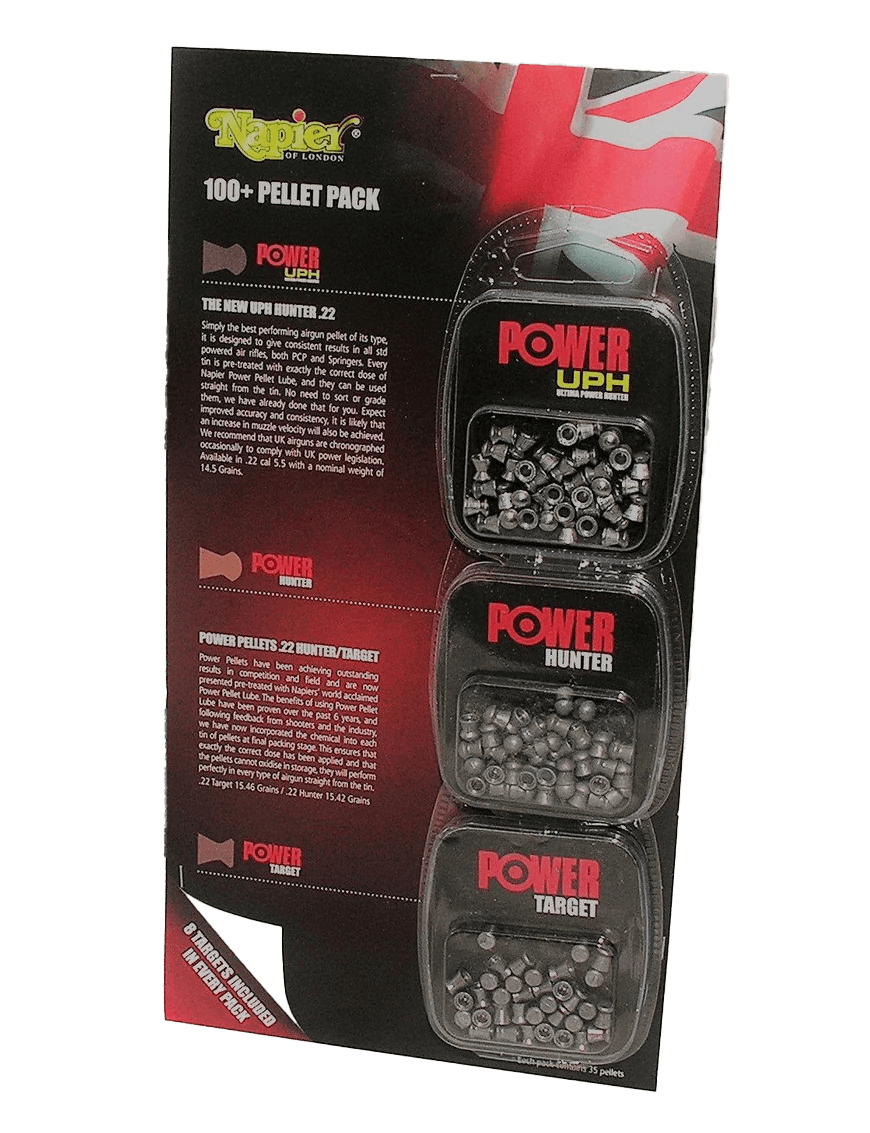NAP 6059 .22 PELLET PACK UPH/HUNTER/TARGET 100 NAP 6059 .22 PELLET PACK UPH/HUNTER/TARGET 100