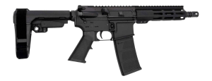 Andro Corp Industries 5568CB ACI-15 CQB 5.56 NATO 30+1 8" Black Nitride Threaded Barrel Black Anodized Aluminum Receiver w/Picatinny Rail M-LOK Handguard Black Polymer SBA3 Pistol Brace Black A2 Grip