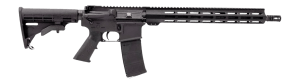 Andro Corp Industries 55616BB ACI-15 Bravo 5.56 NATO 30+1 16" Black Nitride Threaded Barrel Black Anodized Aluminum Receiver w/Picatinny Rail M-LOK Handguard M4 Black Polymer Stock A2 Grip Ambidextrous
